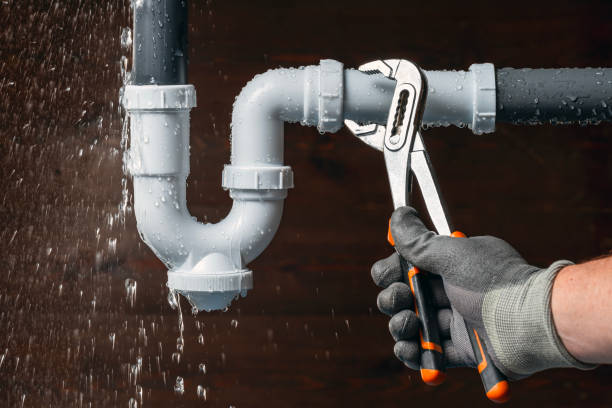Professional Emergency Plumber technician working in Waynesville, IL